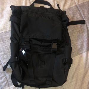 Black topo rover pack